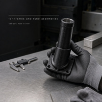 Support de montage métallique personnalisé, support de tube, pièces moulées sous pression, usinage CNC en usine OEM pour équipement industriel