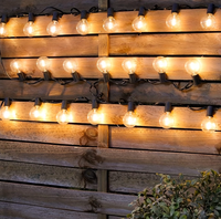 Ampoule LED G40 E12 IP65 étanche et incassable pour remplacement de guirlandes lumineuses, décoration de fêtes, de jardins et extérieurs