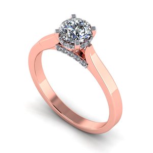 Último lujo 10K/14K/18K oro compromiso anillo de boda laboratorio creado diamantes laboratorio natural cultivado Joyería de diamantes - Product Image 1