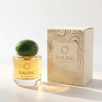 Flacon de parfum vide en verre transparent personnalisé avec col serti, 30 ml, 100 ml, élégant et luxueux, avec bouchon, vente en gros