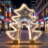 Lampes LED en forme d'arche pour décoration extérieure, paysage, Halloween, Noël, Nouvel An, mariages, fêtes - Matériel PVC, étanche IP65