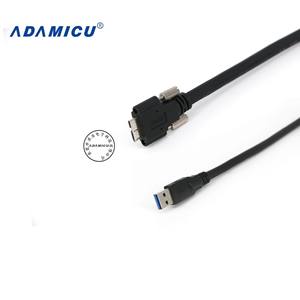 Кабель USB3.0 FA для промышленных камер с двойным экранированием, изоляцией из ПВХ и креплением на винтах - Product Image 3