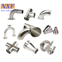 NXF UNS S304/1.4301/SUS304/Z7CN18-0 DN15-1200 de polissage SCH10-XXS en acier inoxydable raccords de tuyauterie de type mandrin