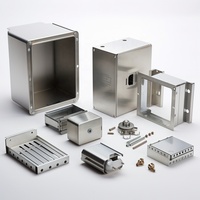 Boîtier en aluminium en acier inoxydable personnalisé Boîtiers électroniques et d'instruments personnalisés Boîtier d'amplificateur Châssis en aluminium
