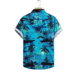 2025 Mùa Hè Châu Âu Mỹ Hợp Thời Trang Thương Hiệu Người Đàn Ông Giản Dị Hawaii Cross-Biên Giới Hot Bán Ngắn Tay Áo Phù Hợp Với Poplin Dệt Kim - Product Image 5