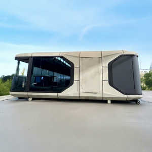 Maison préfabriquée extensible et transformable 2025, maisons préfabriquées, maison conteneur préfabriquée avec salle de bain et cuisine, cabane à vendre - Product Image 1