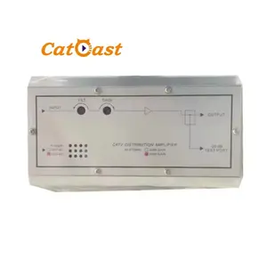 CATV 헤드 엔드 시스템 40-860MHz 실내형 RF 증폭기, 30/40dB 이득