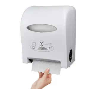 Wandmontage Plastik-Badezimmer-Toilette automatisch geschnittenes Taschentuch Jumbo-Rolle Handpapierhandtuch-Spender für Waschzimmer