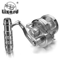 Lézard pêche CNC corps en aluminium jigging moulinet 26kg Drage puissance profonde bobine mer eau salée pêche à la traîne moulinet de pêche à la traîne
