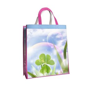 Sac de courses réutilisable en PP non tissé avec design pliable, matériau durable pour l'épicerie et l'usage quotidien - Product Image 1