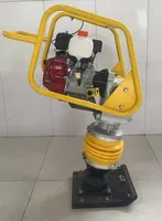 Pilonneuse thermique 7,5 CV 80 kg, compacteur de sol haute performance pour le remblaiement de câbles et de canalisations