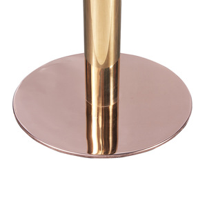 Electroplated Titanium Stainless Steel <b>Table</b> <b>Leg</b> Round Contemporary Design Durable Restaurant <b>Table</b> Base - Product Image 3