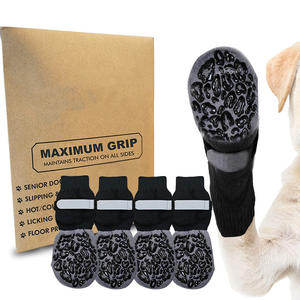 Ldf गैर-पर्ची लुभावनी pvc मुद्रित आकस्मिक कुत्ते के मोजे मध्यम/बड़े कुत्तों के लिए सभी मौसमों के साथ मध्यम/बड़े कुत्तों के लिए सभी मौसमों - Product Image 6