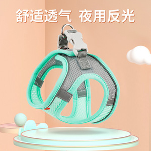 Nuevo arnés para mascotas, correa para perros estilo chaleco, correa reflectante y transpirable para perros, suministros para mascotas al por mayor. - Product Image 3