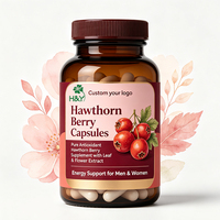 Groothandel Beste Kwaliteit Meidoorn Fruitextract Meidoornbes Capsules