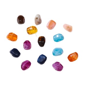 Perles irrégulières en acrylique, 12 couleurs, pour la fabrication de bracelets, matériaux de bijouterie DIY - Product Image 5