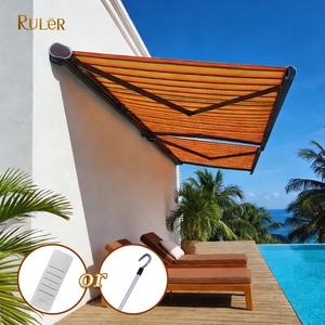 Toldo Retráctil Motorizado de Alta Resistencia para Uso Residencial en Jardín, Toldo de Brazo Plegable con Marco de Aluminio para <span class=keywords><strong>Patio</strong></span>, Protección Solar Completa - Product Image 1