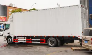 Shackman baru 4x2 kargo Manual truk Van bahan bakar Diesel 10 Ton kapasitas pemuatan 8.7m panjang kontainer Euro 4 Cepat Gearbox kiri