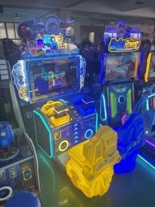 Máquina de Juego de Carreras para Dos Jugadores con Luces Intermitentes para Parque de Atracciones, Consola de Juego de Acción Operada con Monedas - Product Image 4