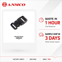 ANMCO Boucle de fixation latérale en plastique à double réglage pour ceinture de gilet tactique, sac à dos de cyclisme et d'alpinisme, avec système de verrouillage rapide