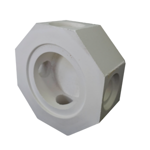 Korundgebrannter Achteckiger Vierloch-Feuerfester Hochaluminium-Flussleitungsziegel mit Schweiß- und Schneidedienstleistungen - Product Image 2