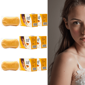 Sản phẩm mới Xà phòng đu đủ thủ công PAWPAW làm trắng, kiểm soát mụn, trị mụn trứng cá - Product Image 2