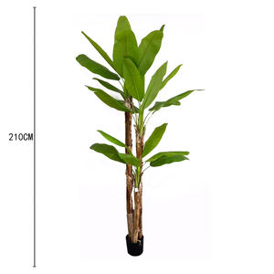 装飾用プラスチック製人工バナナの木 結婚式や家庭菜園の装飾に - 環境に優しく耐久性があります - Product Image 4