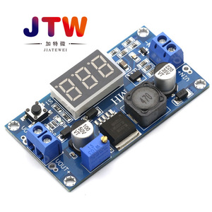 Módulo Reductor de Voltaje DC-DC JTW LM2596 con Pantalla Digital, Entrada de 4-40V, Salida de 1.25-35V, Regulación de Alimentación - Product Image 1