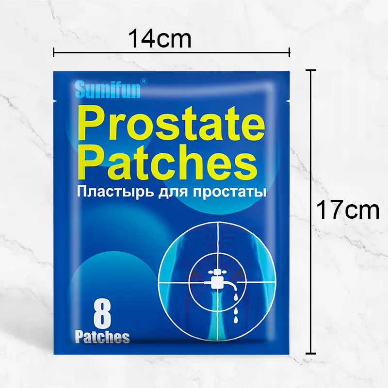 Médecine chinoise Utilisation facile Traitement efficace Patchs de prostatite Prostatite masculine Patch de traitement douloureux 8 patchs