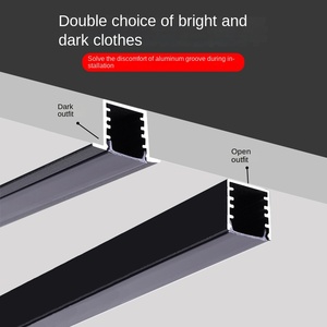 โปรไฟล์อลูมิเนียม T6 สำหรับหลอด LED รุ่น 6063-T5 สีดำอะโนไดซ์ แสงวอร์มไวท์ 3500K อายุการใช้งาน 50000 ชม. แรงดันไฟฟ้า AC 85-265V CRI 90 ปรับหรี่แสงได้ T5 - Product Image 1
