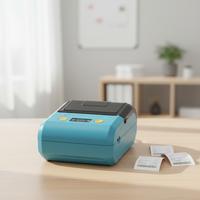 Mini Impresora Portátil de Facturas/Recibos, Inalámbrica, Bluetooth, Impresora Térmica de 80 mm con Interfaz USB+Serial