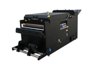 Imprimante d'autocollants DTF entièrement automatique à 4 têtes, nouvelle imprimante numérique A4/A2 multicolore pour tissus, dimension 600 mm, encre pigmentée, garantie 1 an