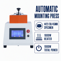 Prensa de Montaje Automática Refrigerada por Agua, Ecológica y de Bajo Ruido ZXQ-2s, Máquina de Moldeo por Compresión en Caliente con Motor para Metalografía
