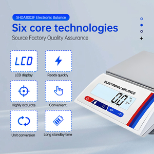 Shda1002 वर्ग प्लेट एब्स इलेक्ट्रॉनिक बैलेंस <span class=keywords><strong>rs232</strong></span> सीरियल पोर्ट कनेक्शन 0.01g सटीकता Lcd डिस्प्ले 6 किलो क्षमता - Product Image 4