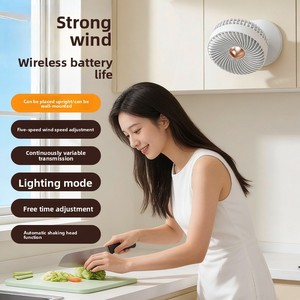 Ventilador de Escritorio 2026, Recargable por USB, Portátil, para Hogar, Estudiantes y Dormitorios, con Motor sin Escobillas y Oscilación Automática - Product Image 4