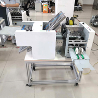 Machine de pliage automatique de bureau 4+2 pour papier A3, déplieuse de prospectus et de brochures, 4 plateaux, plieuse transversale de dépliants et de manuels, machine de pliage transversal de papier A4