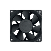 Düşük Fiyatlı DC12038LBL 12V 24V 48V Düşük Hızlı 7 Kanatlı 4 Telli Bilyalı Rulmanlı Aksiyal Soğutma Fanı