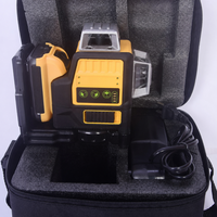 Niveau laser 3D 12 lignes de qualité supérieure, 360 degrés verticaux, batterie au lithium 12V, outil de mesure de niveau à lumière verte horizontale pour extérieur