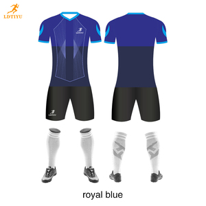 Maillots de football respirants à manches courtes avec logo imprimé, ensembles de survêtements d'entraînement, vêtements de sport pour hommes, vêtements de sport d'été - Product Image 3
