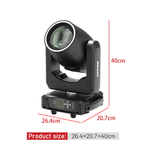 230W 7R Moving Head Beam Light HID Lampe 3 °   Sharp Beam 14 Gobos DMX512 Bühnen-Moving-Head-Licht für DJ <span class=keywords><strong>Disco</strong></span> Konzert Show - Product Image 3