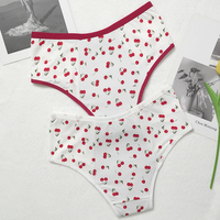 Shanhao Eco bambou coton culotte menstruelle pour femmes filles taille basse Style quotidien flux moyen imprimé Bikini période sous-vêtements