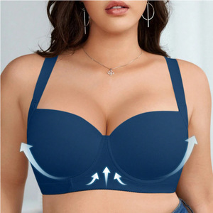 Bralette de Talla Grande para Mujeres con Pechos Grandes, Soporte Anticaída, Copa <span class=keywords><strong>3D</strong></span> Suave de Alta Calidad, Sin Relleno, Transpirable y Elástico - Product Image 3