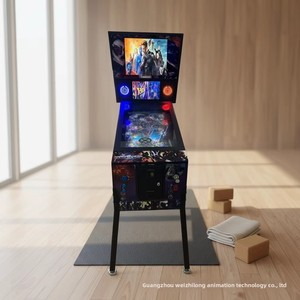 Máquina <span class=keywords><strong>de</strong></span> Pinball Virtual LCD <span class=keywords><strong>de</strong></span> Tres Pantallas Comercial Europea y Americana Modelo Wzl 68801, Máquina Arcade para Comercio Transfronterizo con Monedero Individual - Product Image 5