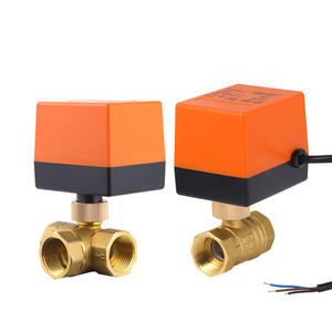 Actionneur de vanne à bille électrique, vannes à deux et trois voies pour le chauffage de l'eau et la climatisation, normalement fermées et ouvertes - Product Image 1