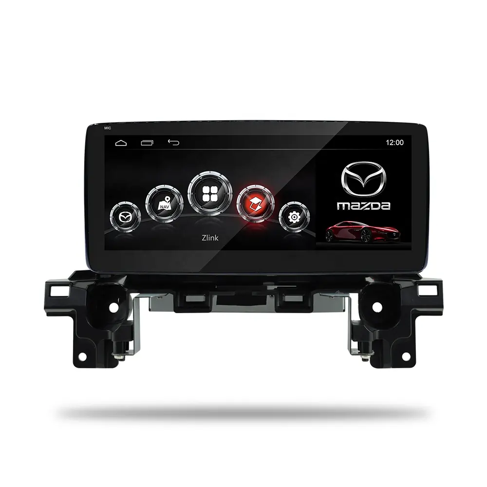 Autoradio Android 8 core 4 + 64G per sistema audio per auto Mazda CX5 dual system con supporto per schermo blue ray da 10.25 ''4G DSP
