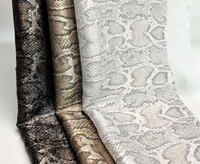 Velours imprimé serpent doré à chaud, motifs léopard et serpent pour robes, gowns, foulards, jouets DIY et vêtements de cérémonie