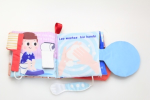 Mon premier <span class=keywords><strong>livre</strong></span> d'<span class=keywords><strong>apprentissage</strong></span> précoce pour enfants, jouet éducatif en <span class=keywords><strong>tissu</strong></span> de bain, doux et silencieux - Product Image 3