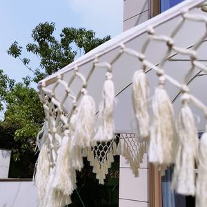 Nouveau <span class=keywords><strong>parasol</strong></span> extérieur transfrontalier Protection solaire parapluie triangulaire tressé coupe gland étanche loisirs plage - Product Image 4