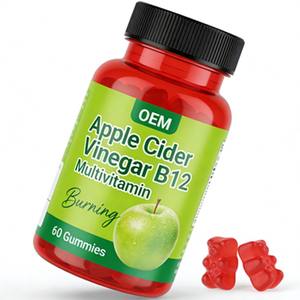 Gummies de Vinaigre de Cidre de Pomme OEM, Capsules Vitaminées, Poudre de Gummies, Comprimés de Café, Brûleur de Graisse, Thé, Perte d'Appétit et de Poids - Product Image 5