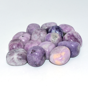 Pietre preziose all'ingrosso 20-30mm di <span class=keywords><strong>Lepidolite</strong></span> naturale burattate per la decorazione - Product Image 4